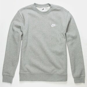 Gray Nike crew neck